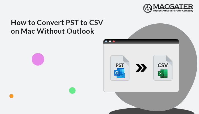 convert PST to CSV