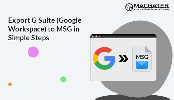 Export G Suite to MSG